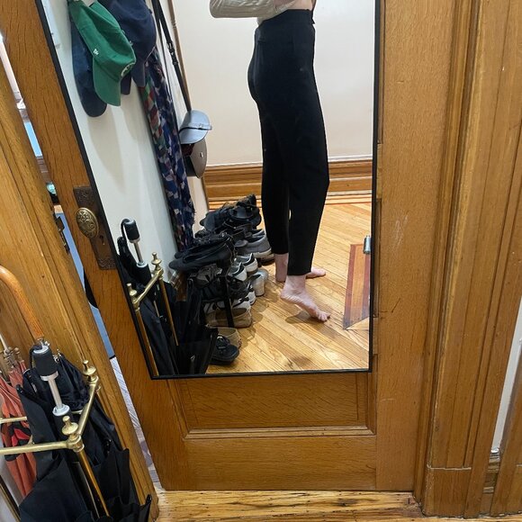 High Rise Cropped APC Classic Black Trousers Pristine Size 34 / US Size 0-2 - Picture 4 of 7